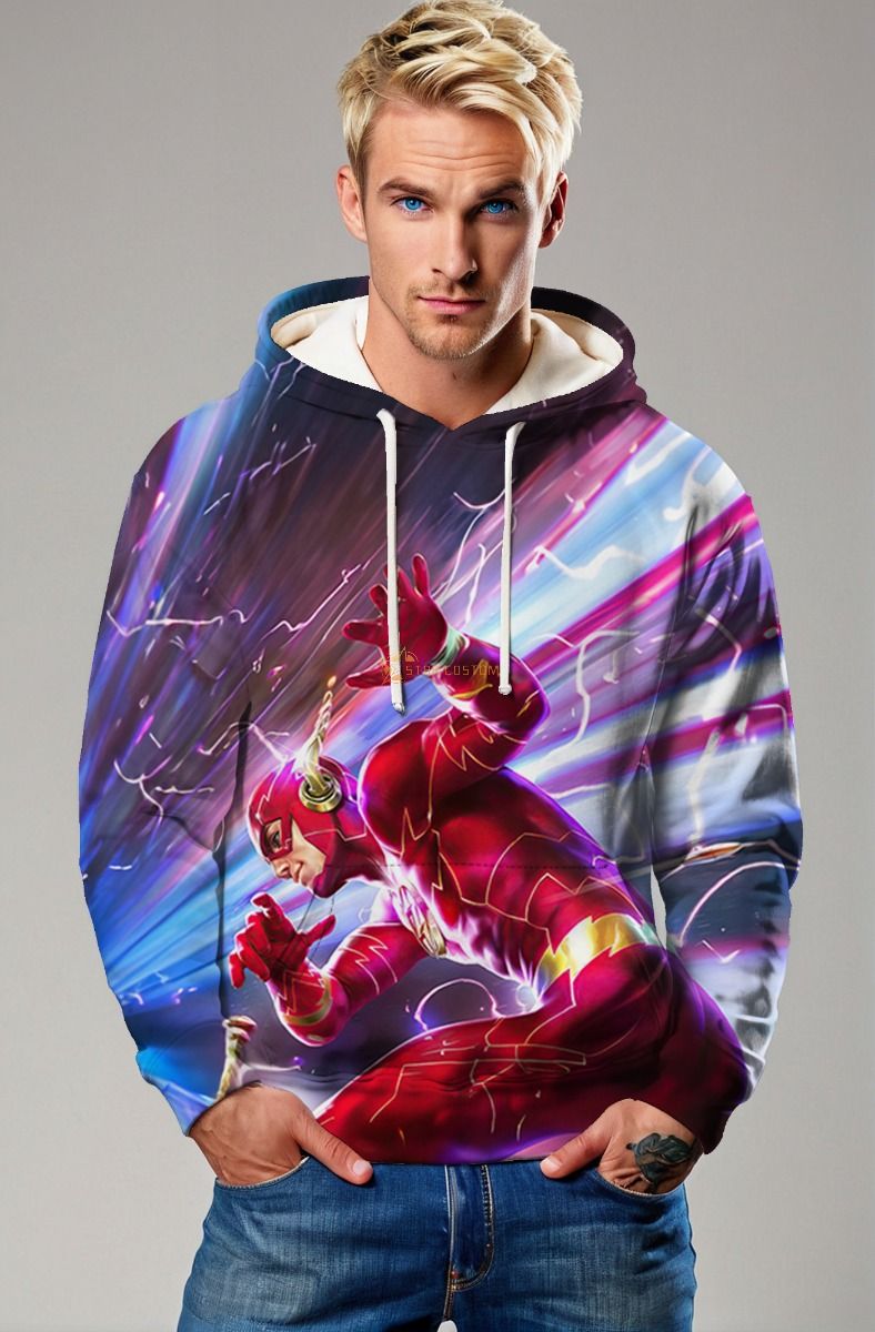 The Flash Lightning Speed Pullover Hoodie