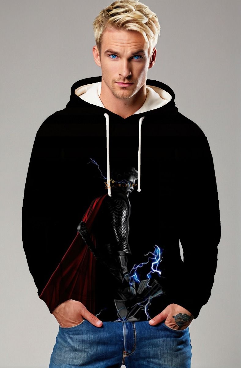 Thor Stormbreaker Shadow Pullover Hoodie