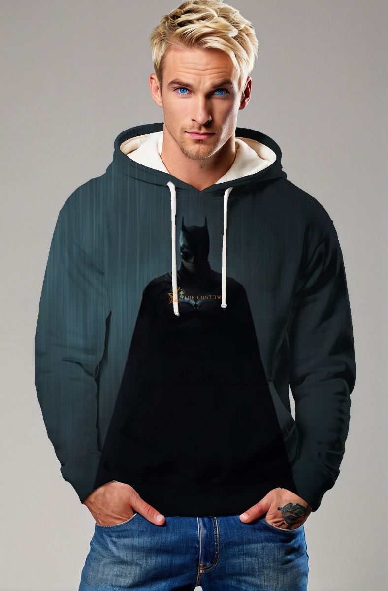 Harley Quinn Street Graffiti Hoodie – Orange & Black Punk Chaos Pullover