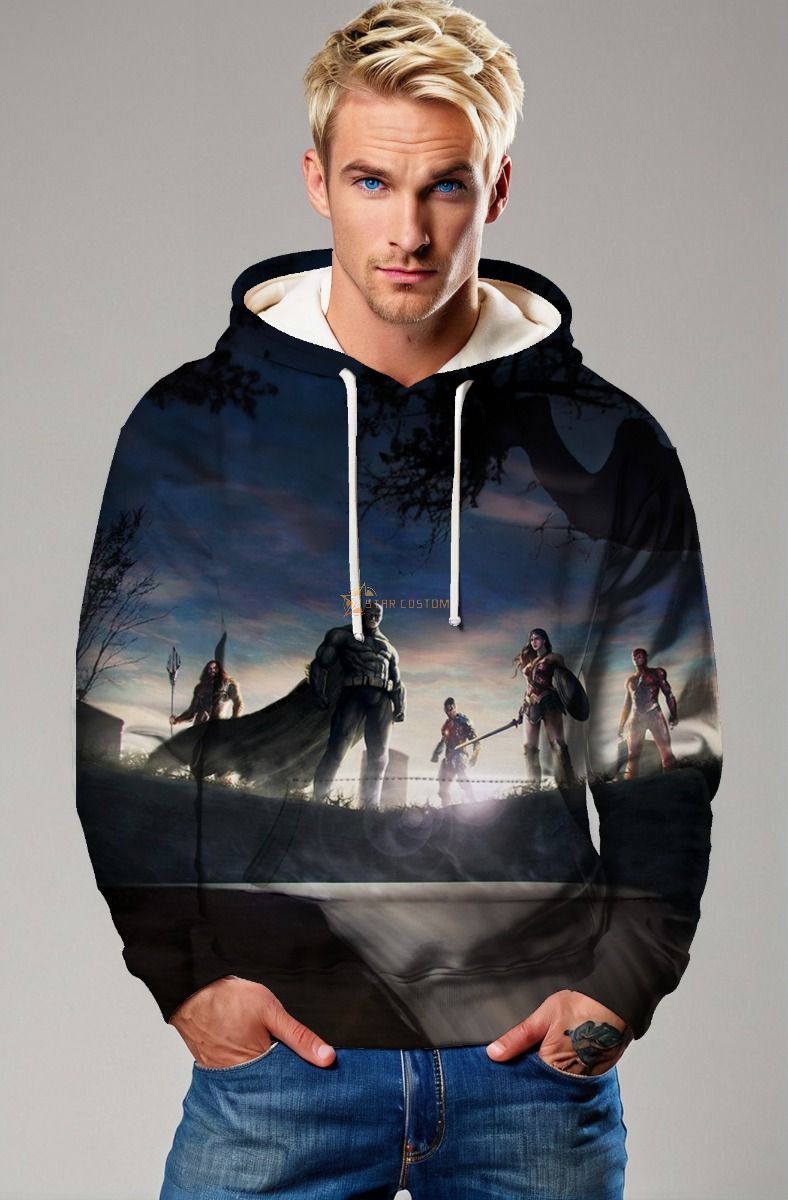 Justice Dusk Hoodie – Midnight Hero Lineup