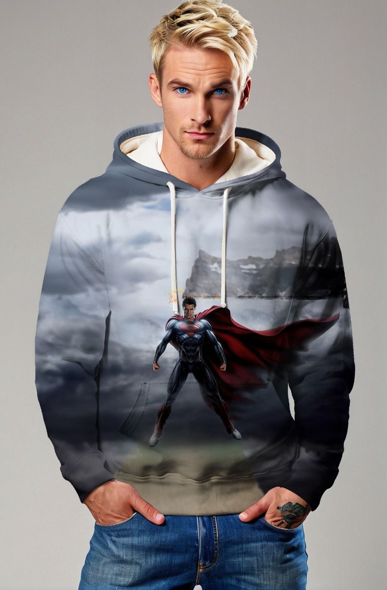 Man of Steel Hoodie – Rise Through the Storm