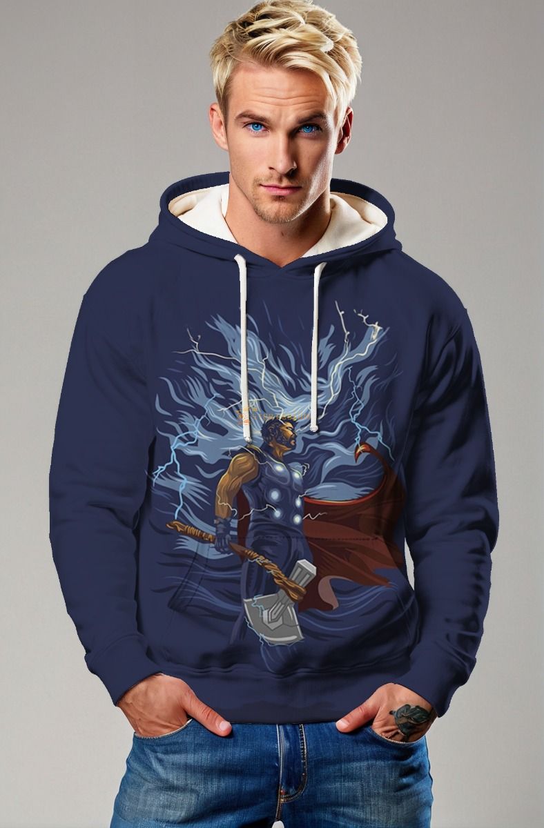 Thunderstorm Deity Hoodie – God of Thunder Ascends