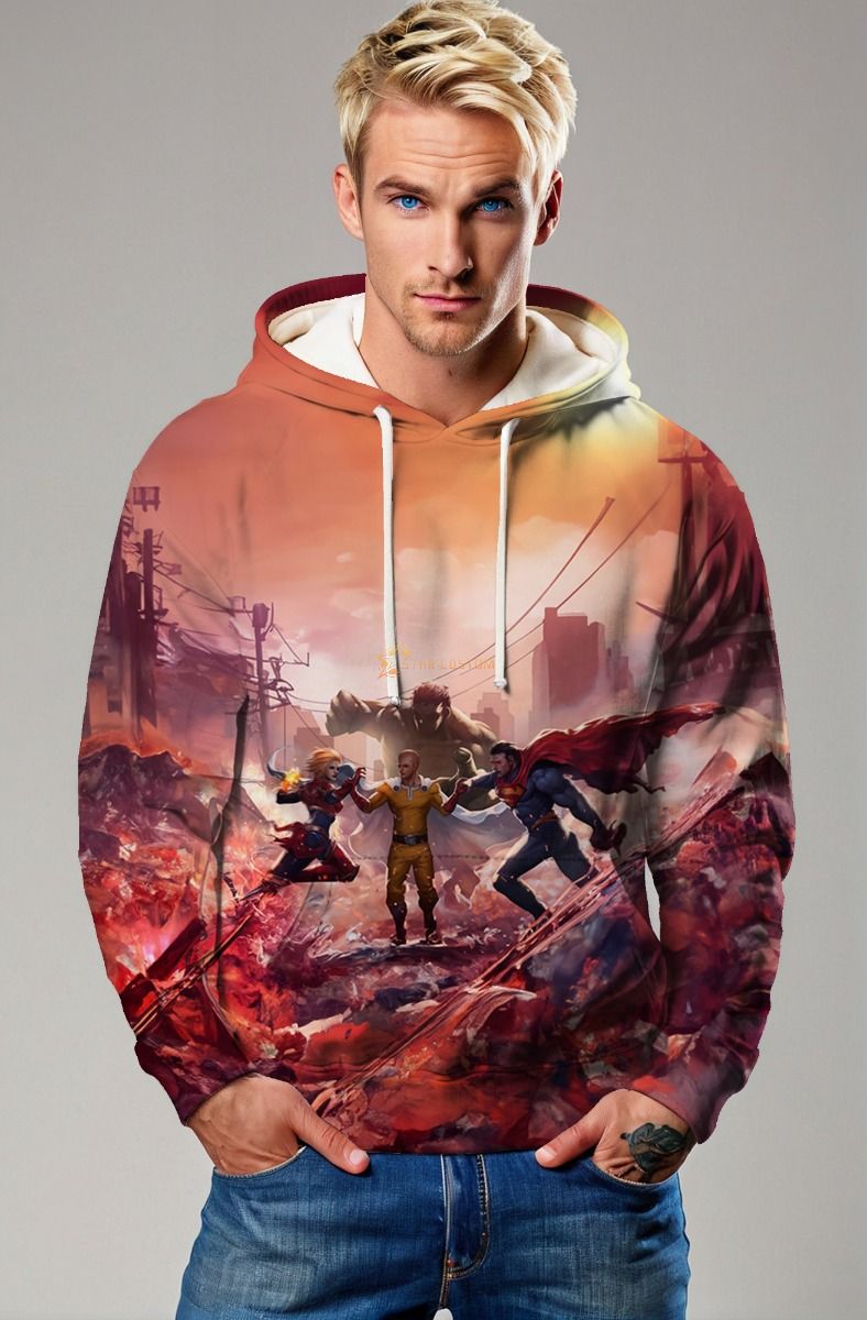 Hero Clash Hoodie – Apocalypse Burn Edition