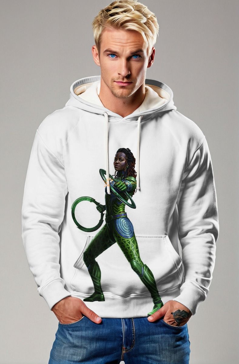 White Black Panther Hoodie