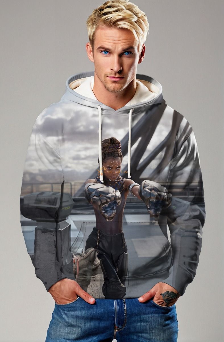 Black Panther Gray Hoodie