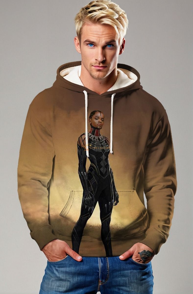 Black Panther Brown Hoodie