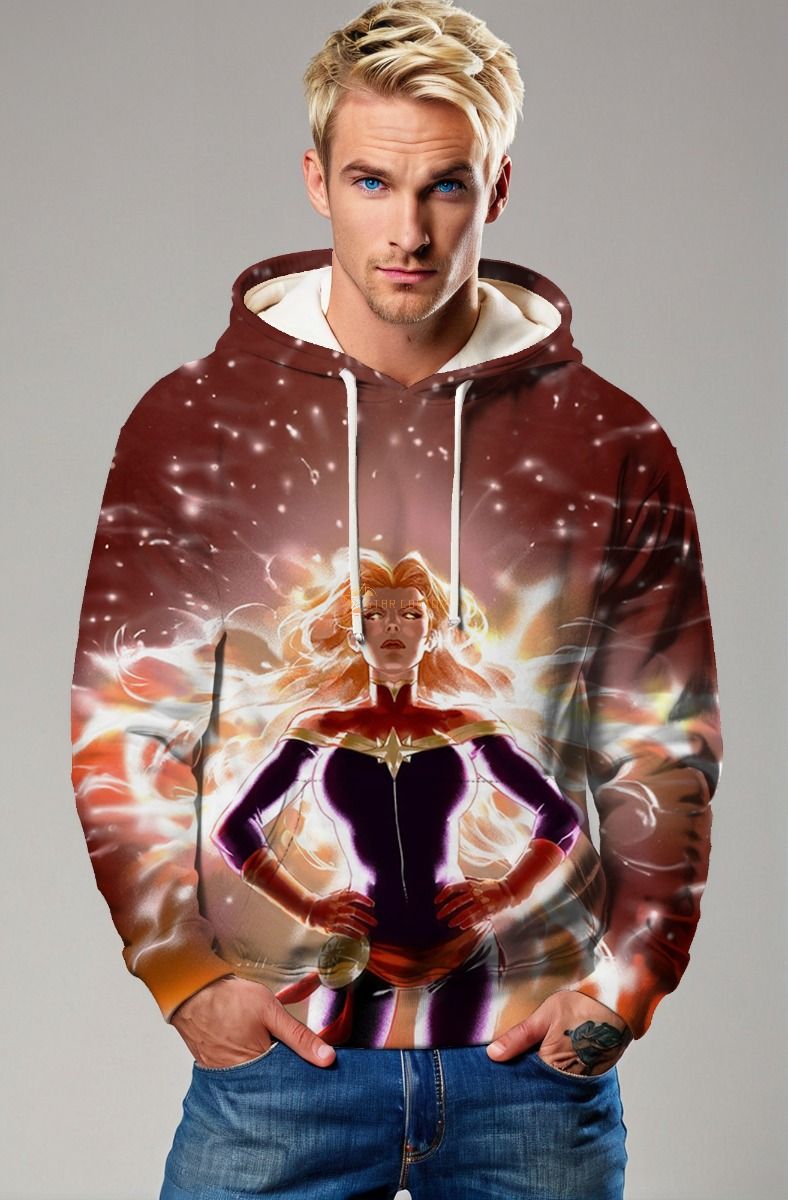 Captain Marvel Cosmic Power Hoodie