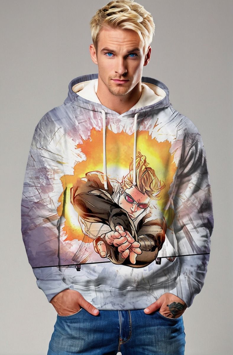 Ash Gray Cannonball 1995 X-Men Ultra Pullover Hoodie