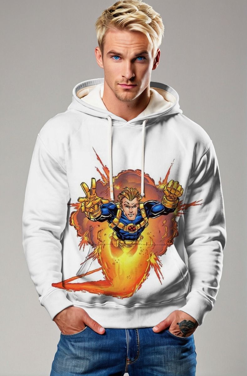 White Cannonball 1995 X-Men Ultra Pullover Hoodie