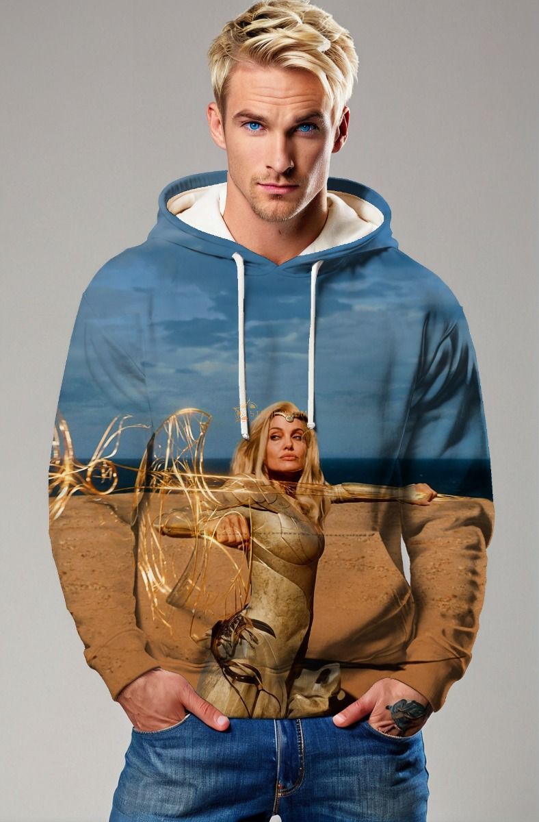 Wear the strength and elegance of Thena with this cozy hoodie.
