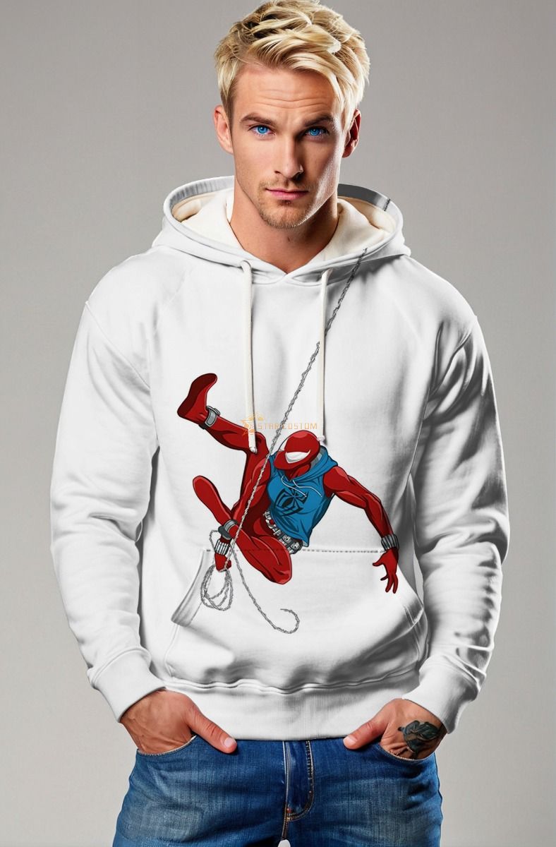 The Scarlet Spider Hoodie is the perfect way to display your fandom