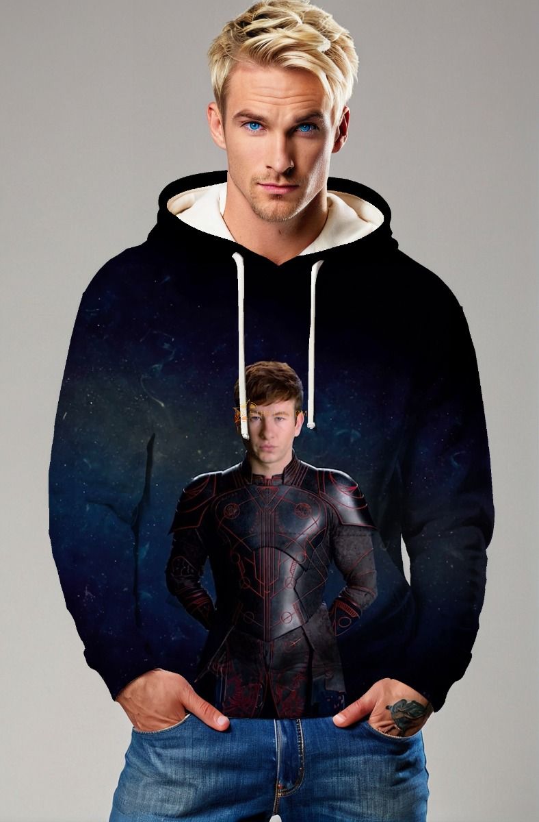The Druig Hoodie showcases the Eternals hero in his iconic armor