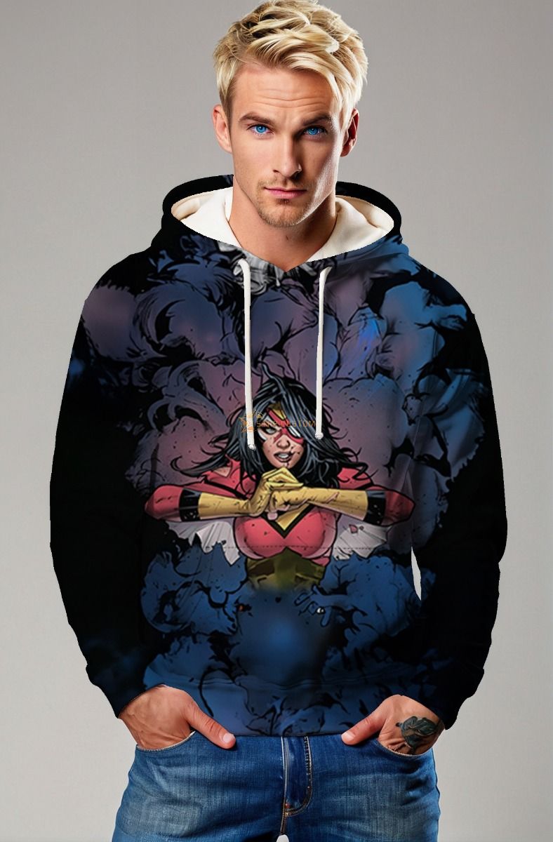 Jessica Drew / Spider-Woman Hoodie blends comfort with superhero strength