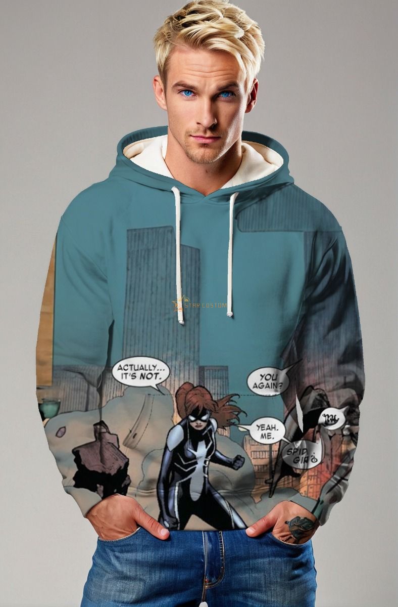 Step into action with the Spider-Girl Hoodie