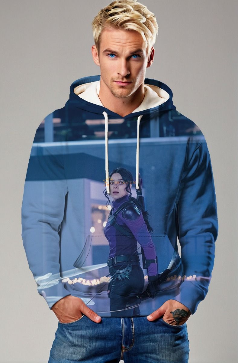 Dark Kate Bishop / Hawkeye Hoodie – Superhero Comfort