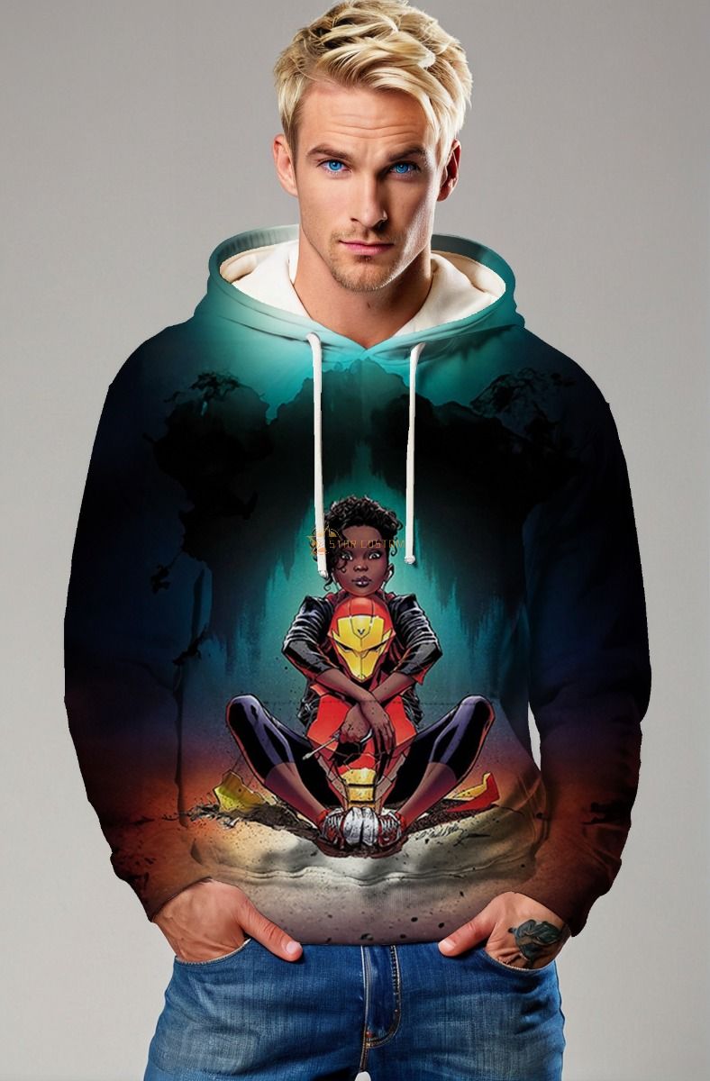 Riri Williams Hoodie – Ironheart in Action