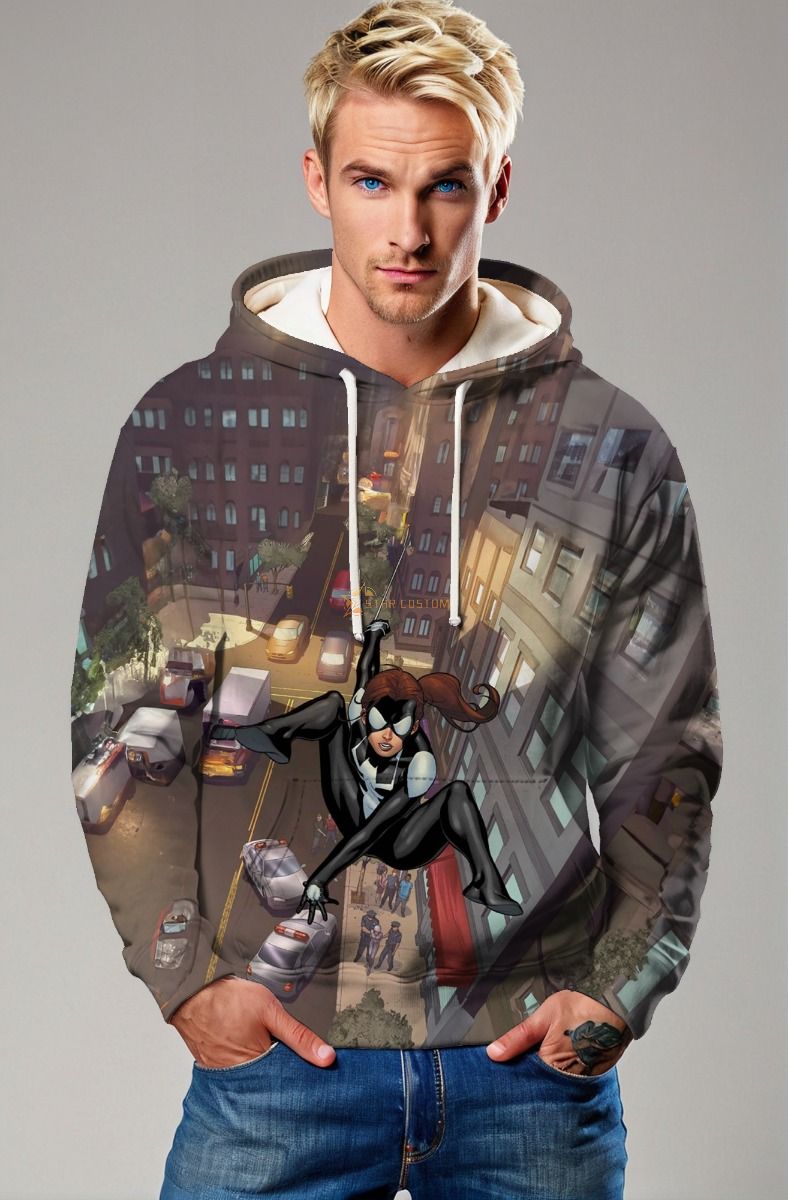 Anya Corazon Hoodie – Spider-Girl (Arana) in Action