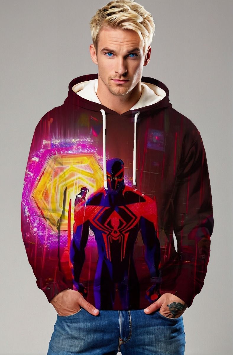 Miguel O’Hara Hoodie – Spider-Man 2099 in Action
