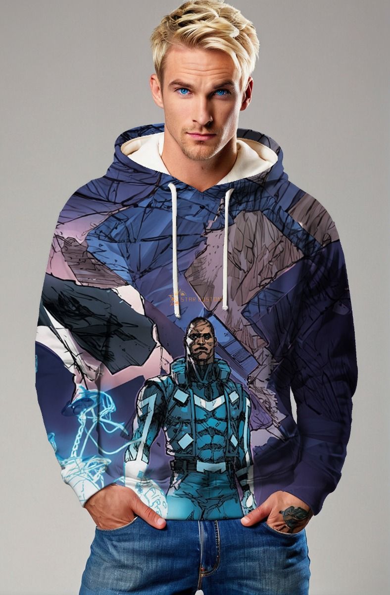 Adam Brashear / Blue Marvel Hoodie - Legendary Blue Edition