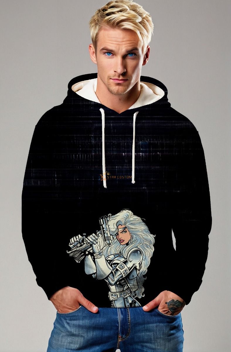 Silver Sable Hoodie - Sleek Silver Edition
