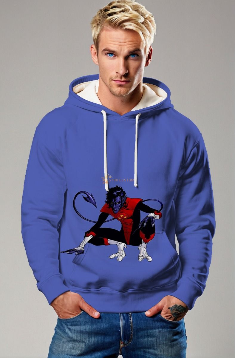 Kurt Wagner / Nightcrawler Hoodie - Fearless Hero of the Shadows