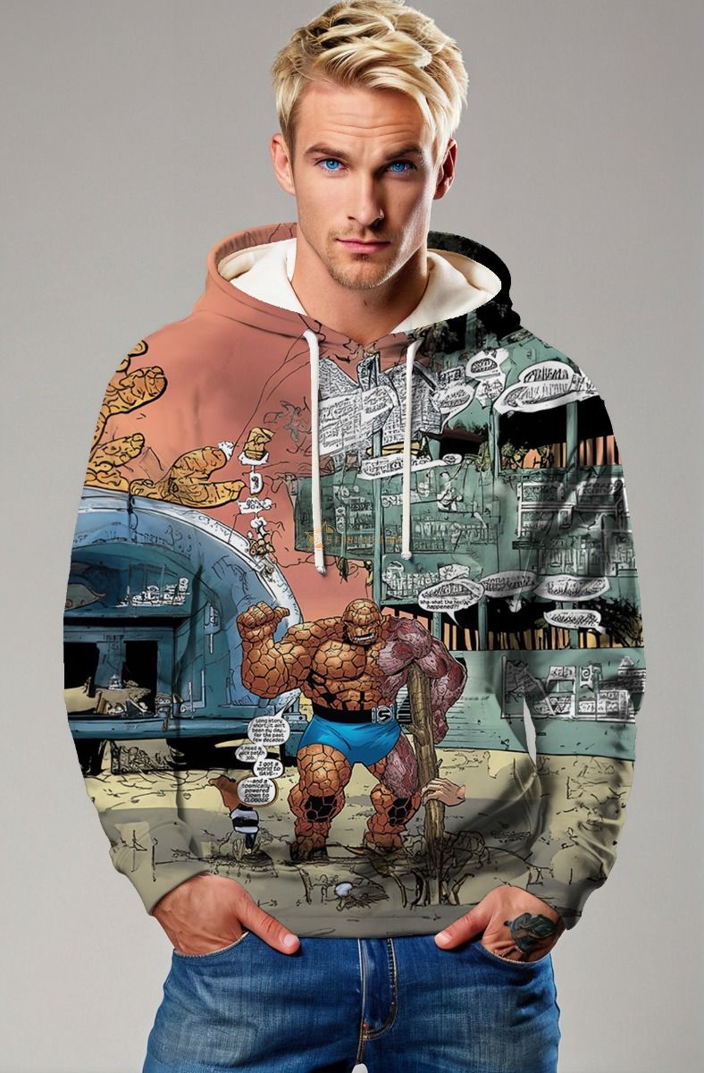 Ben Grimm / The Thing Hoodie - The Strength of the Rocky Hero