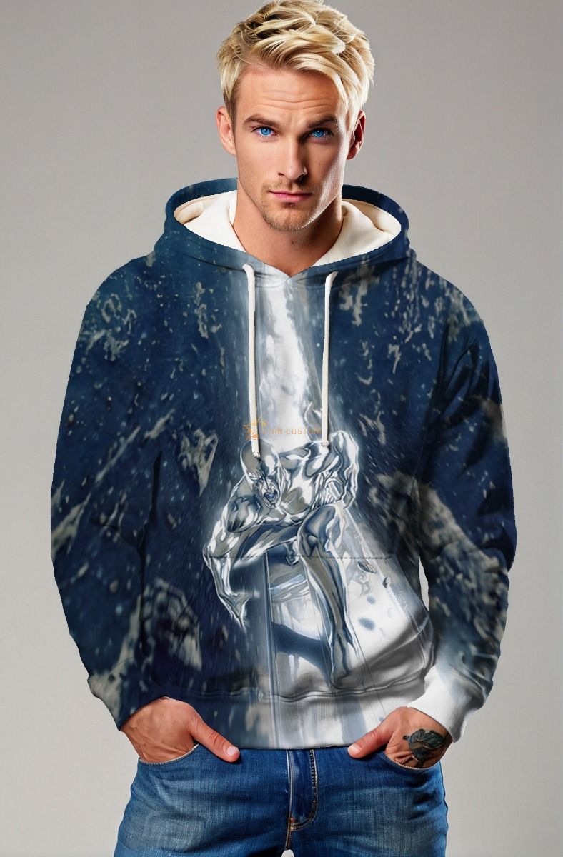 Silver Surfer (Norrin Radd) Hoodie - Ride the Cosmic Waves