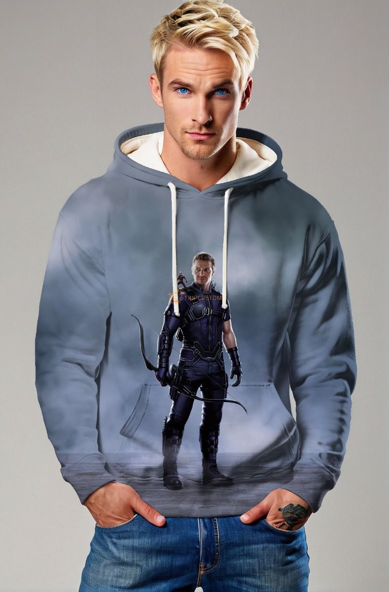 Clint Barton / Hawkeye Hoodie - The Archer in Action