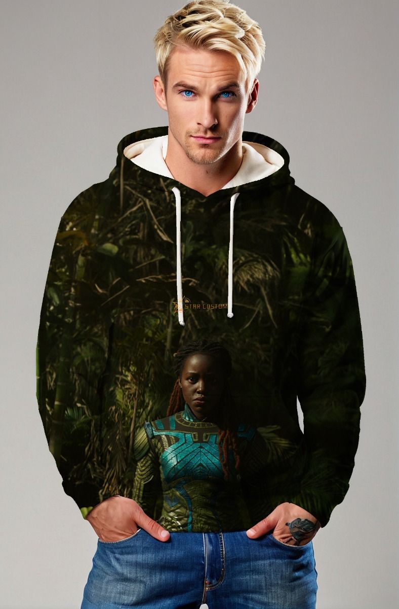 Nakia Hoodie - A Symbol of Wakandan Strength