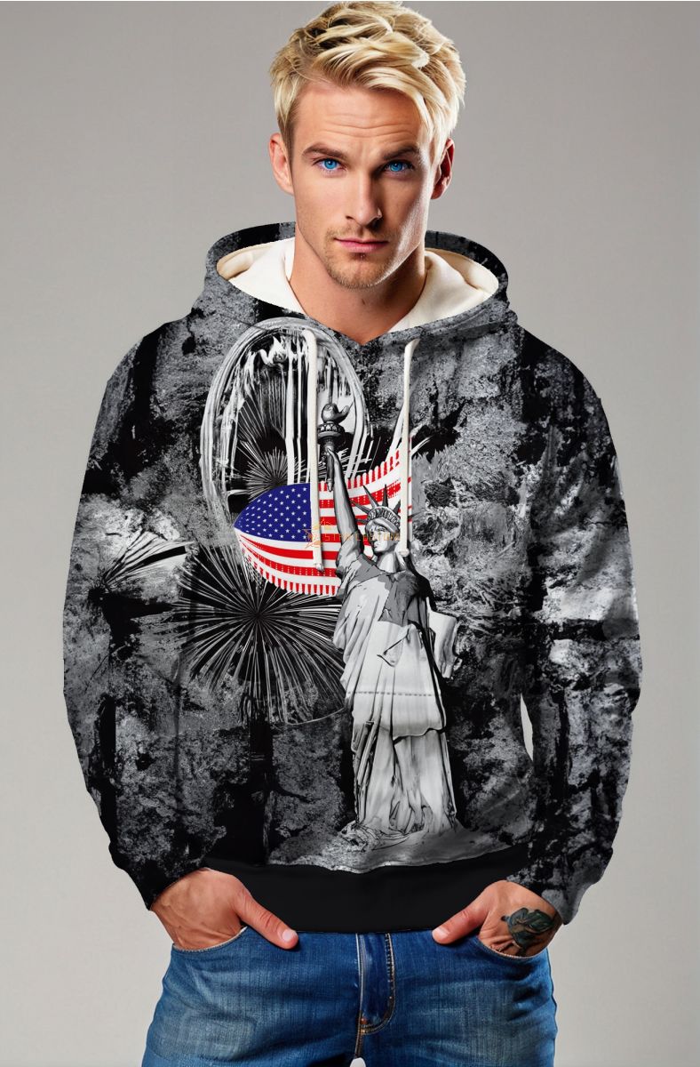 Independence Day Crew Neck Sweater-59