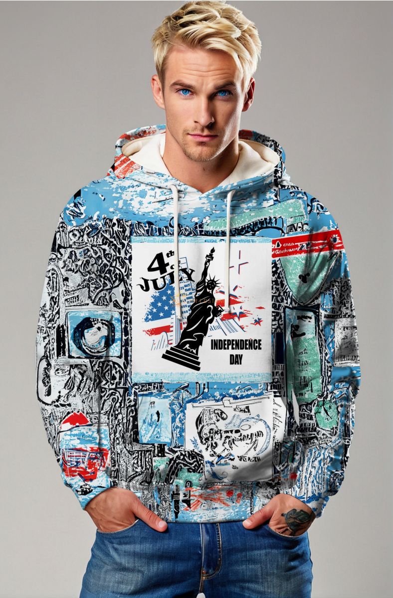 Independence Day Crew Neck Sweater-60