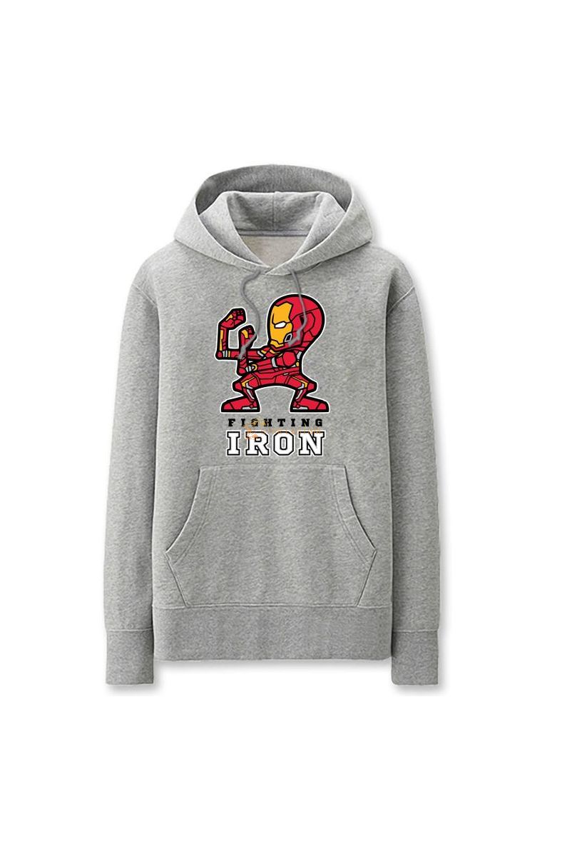 Iron Man Solid Color Super Hero I Marvel Inspired Hoodie Solid Everyday Wear