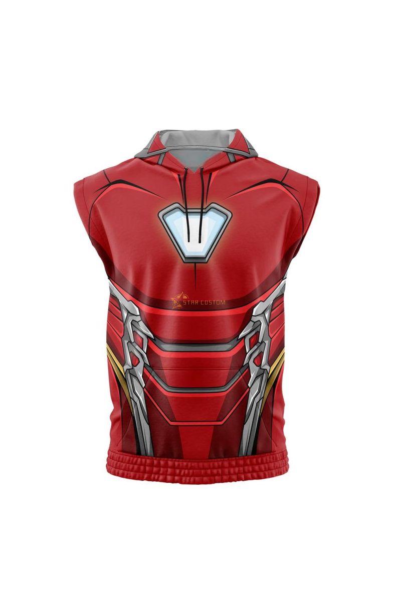 Iron Man Mark 85 Marvel Sleeveless Hoodie