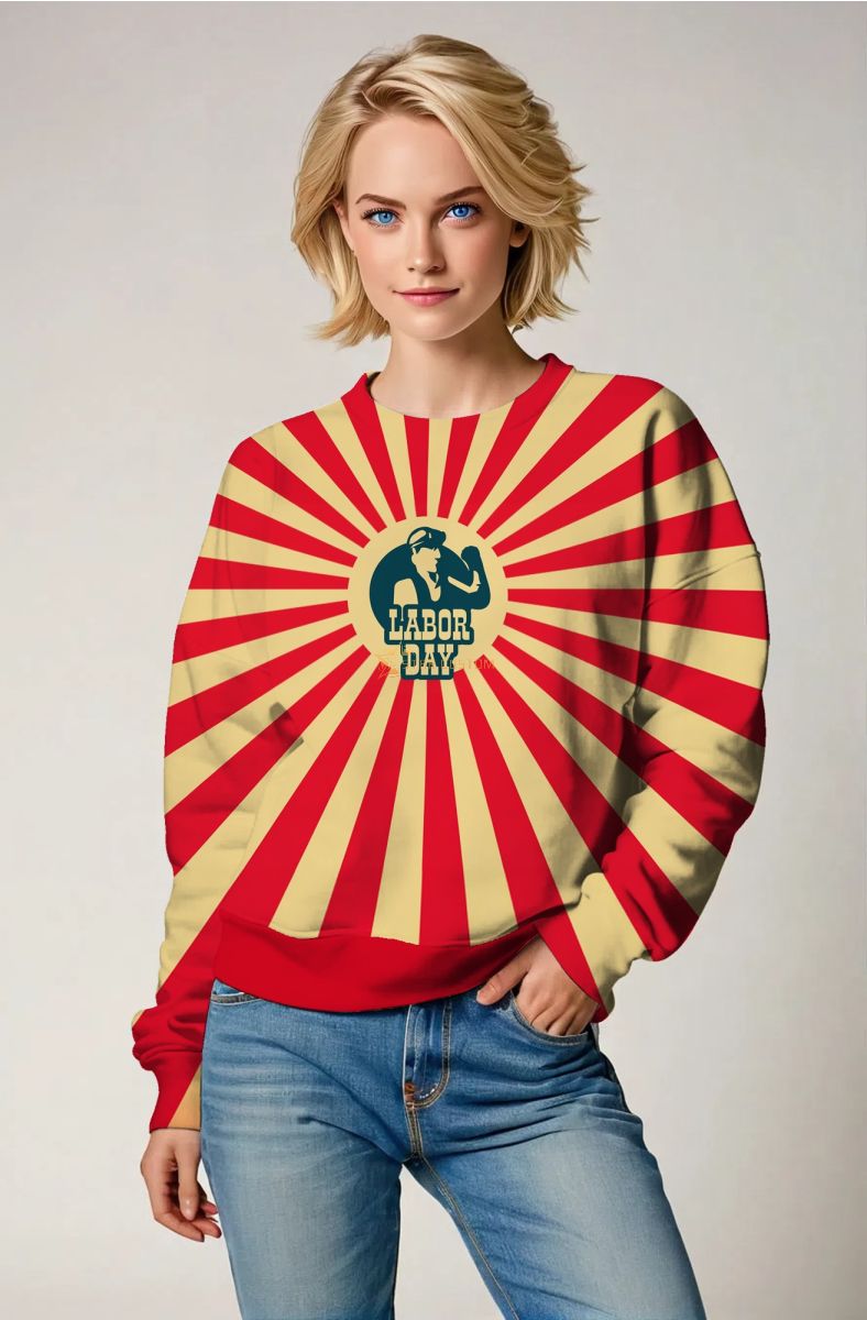 Labor Day Crew Neck Sweater-01