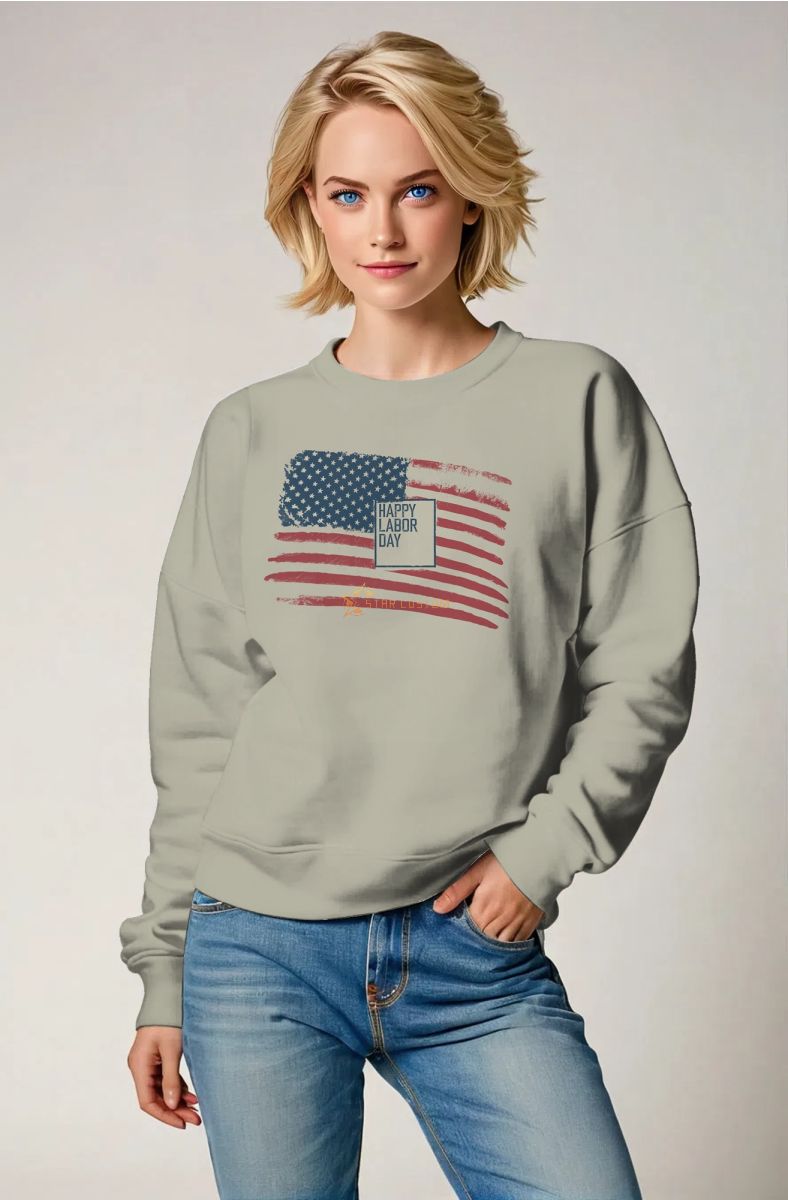 Labor Day Crew Neck Sweater-11