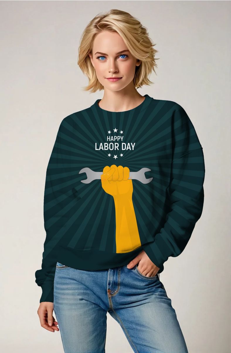 Labor Day Crew Neck Sweater-16