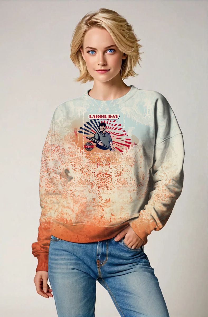 Labor Day Crew Neck Sweater-18