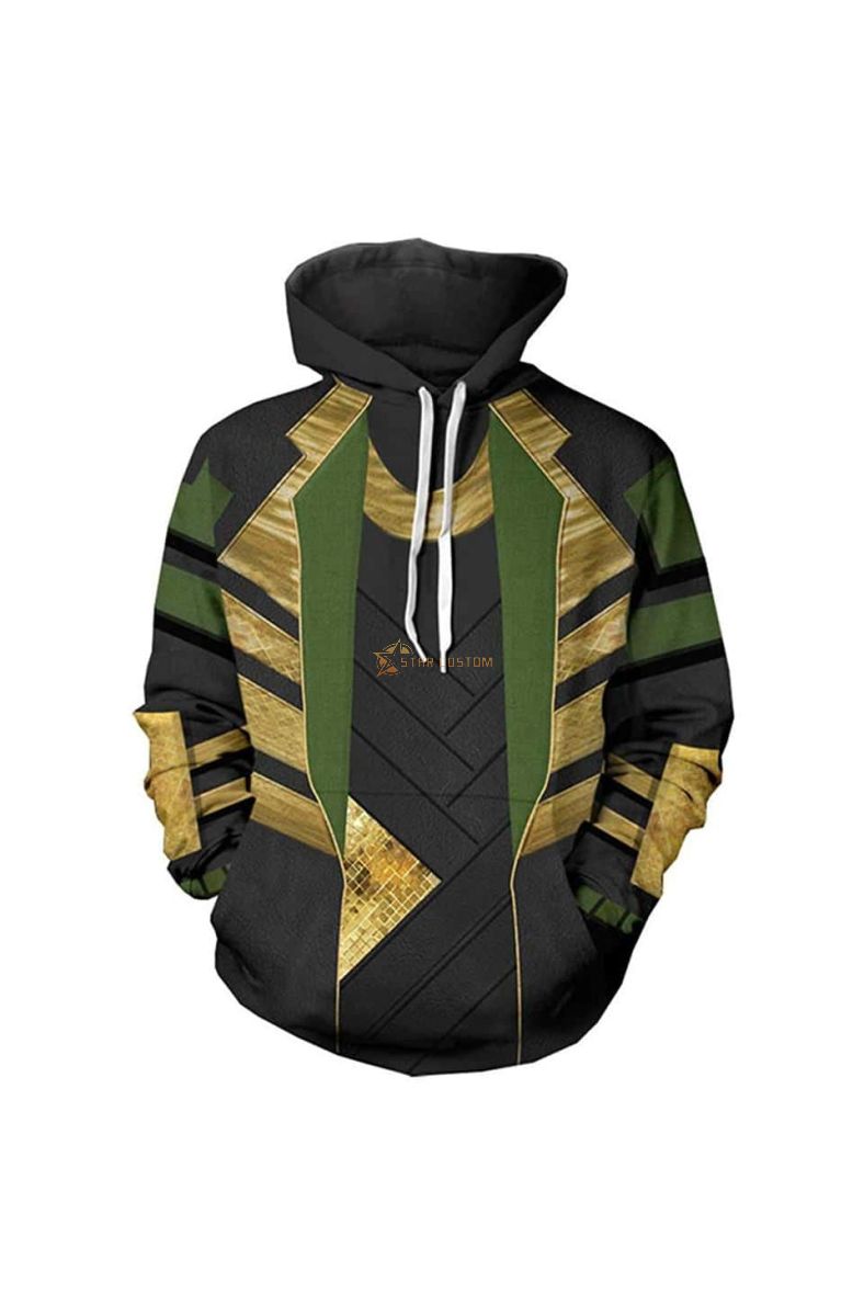 Loki Pullover Marvel Inspired Hoodie Urban Style Classic Fit