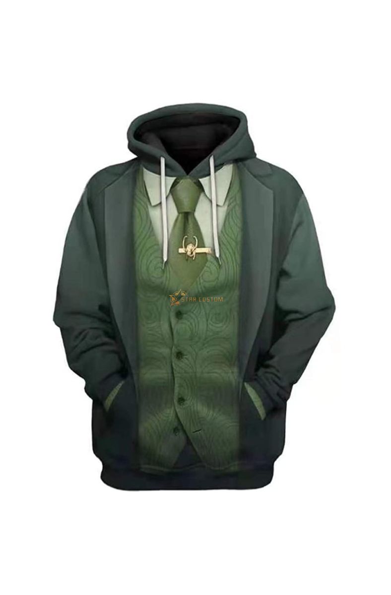 Loki Pullover Marvel Inspired Hoodie Streetwear Classic Fit