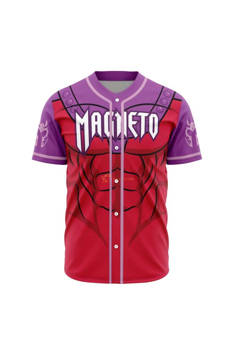Magneto X-Men Marvel Baseball Jersey