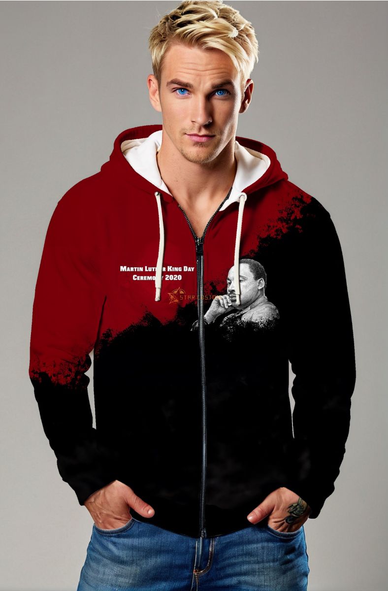 White Comfort Graphic Independence Day Hoodie