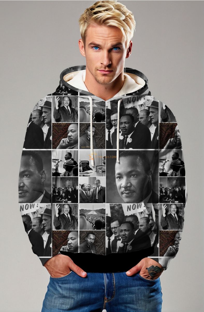 Martin Luther King Graphic Comfort Street Hoodie