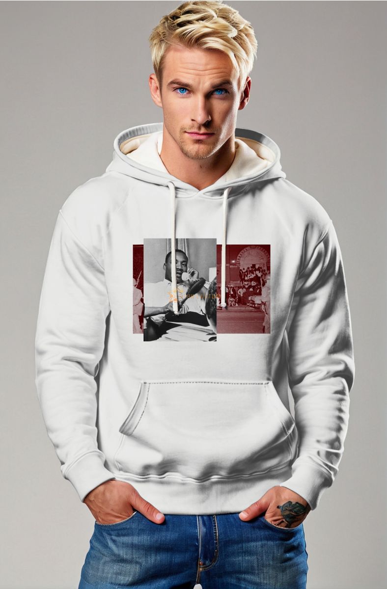 Martin Luther King Inspirational White Hoodie