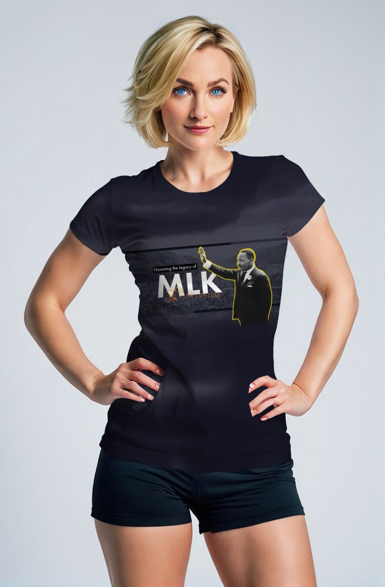 Martin Luther King Dark Blue Inspirational TShirt