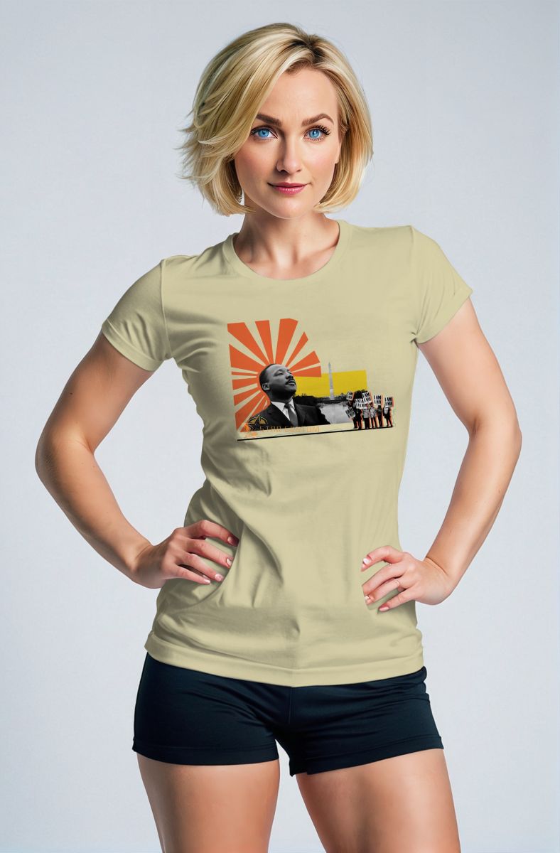 Martin Luther King Inspirational Yellow Graphic TShirt