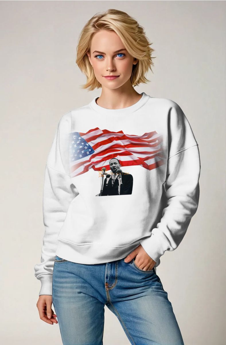 Martin Luther King Inspirational Print Comfortable Fashion Sweatshirt