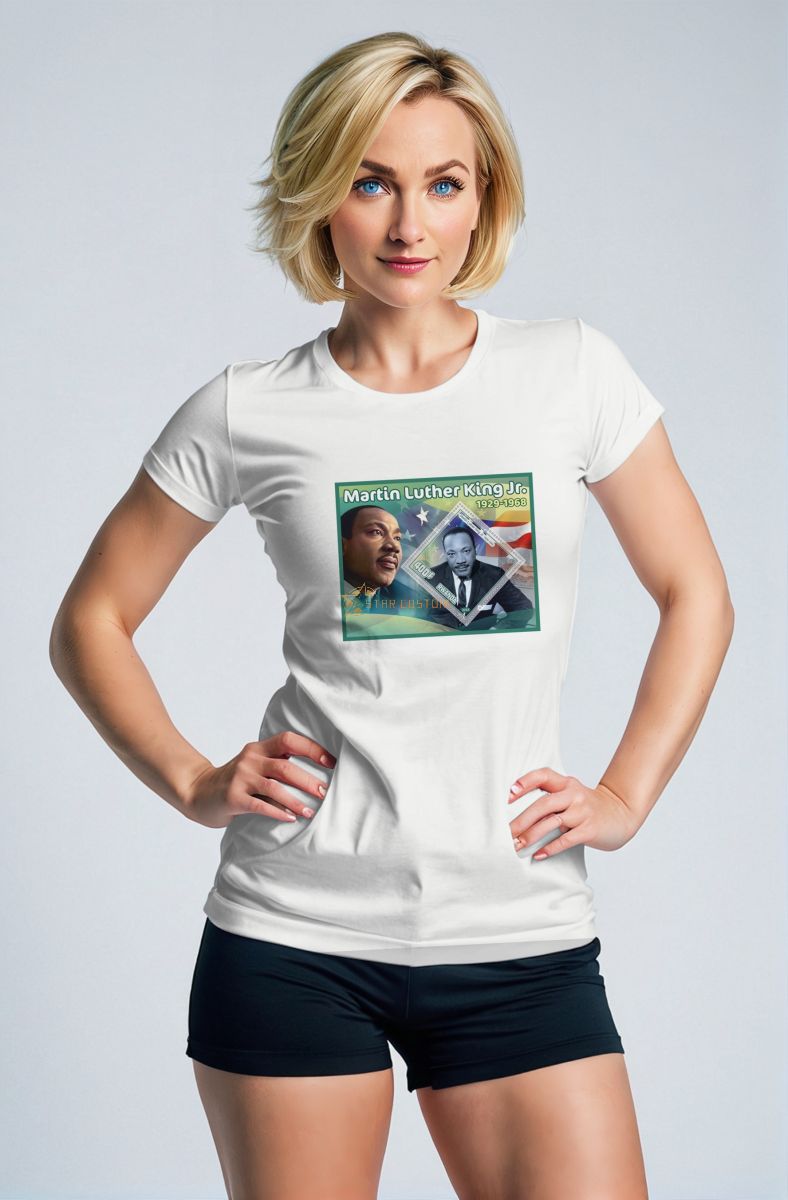 Martin Luther King Printed White Comfy Casual TShirt