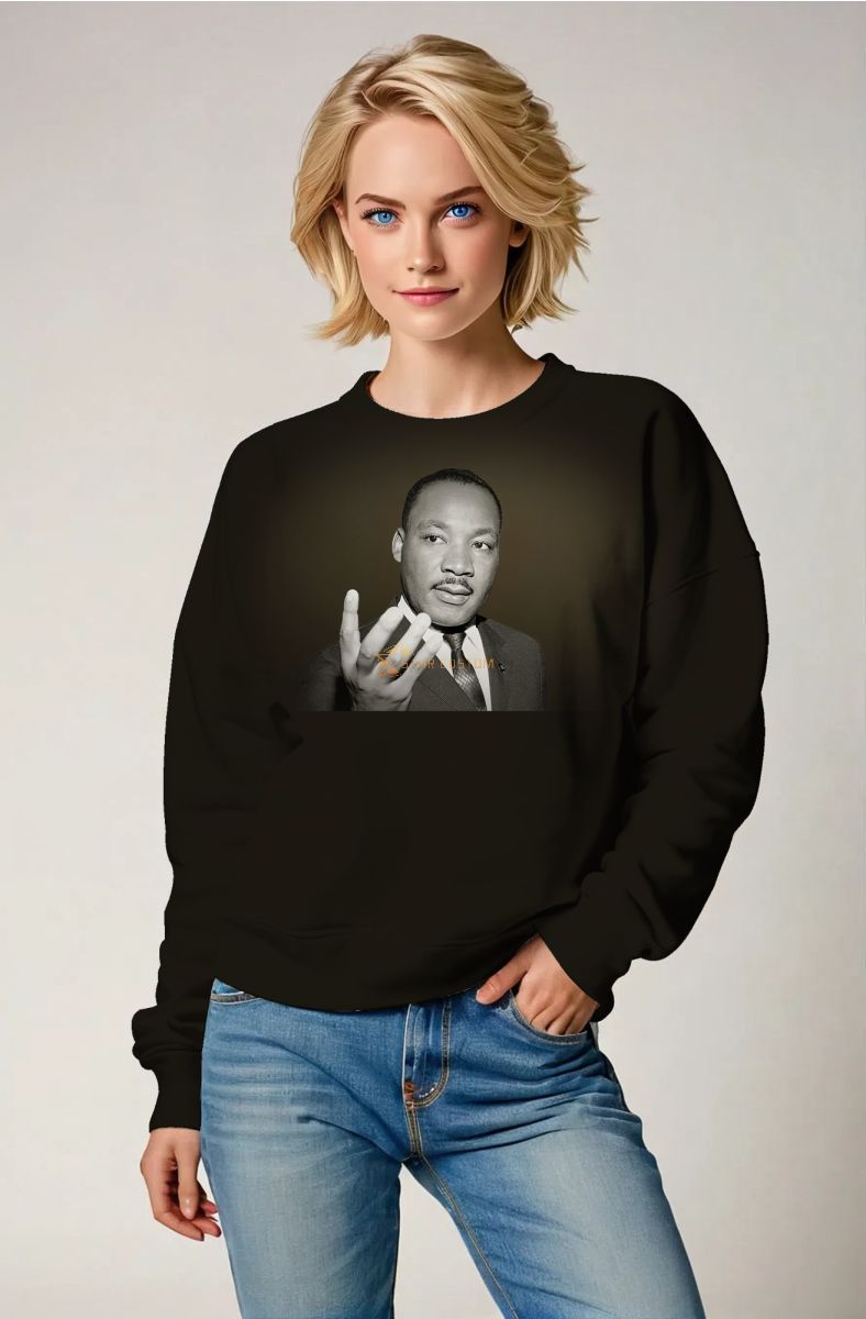 Martin Luther King Graphic Fashionable Comfortable Crewneck Sweatshirt