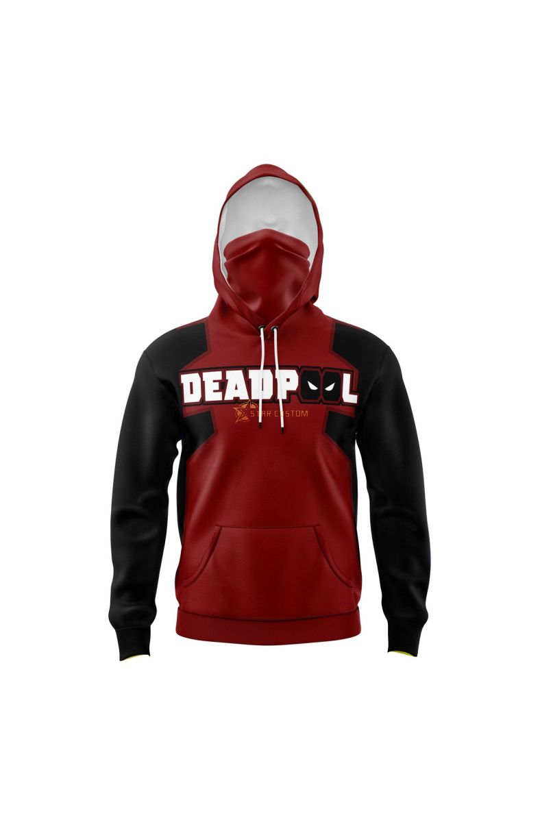 Deadpool Marvel Comics Masked Hoodie