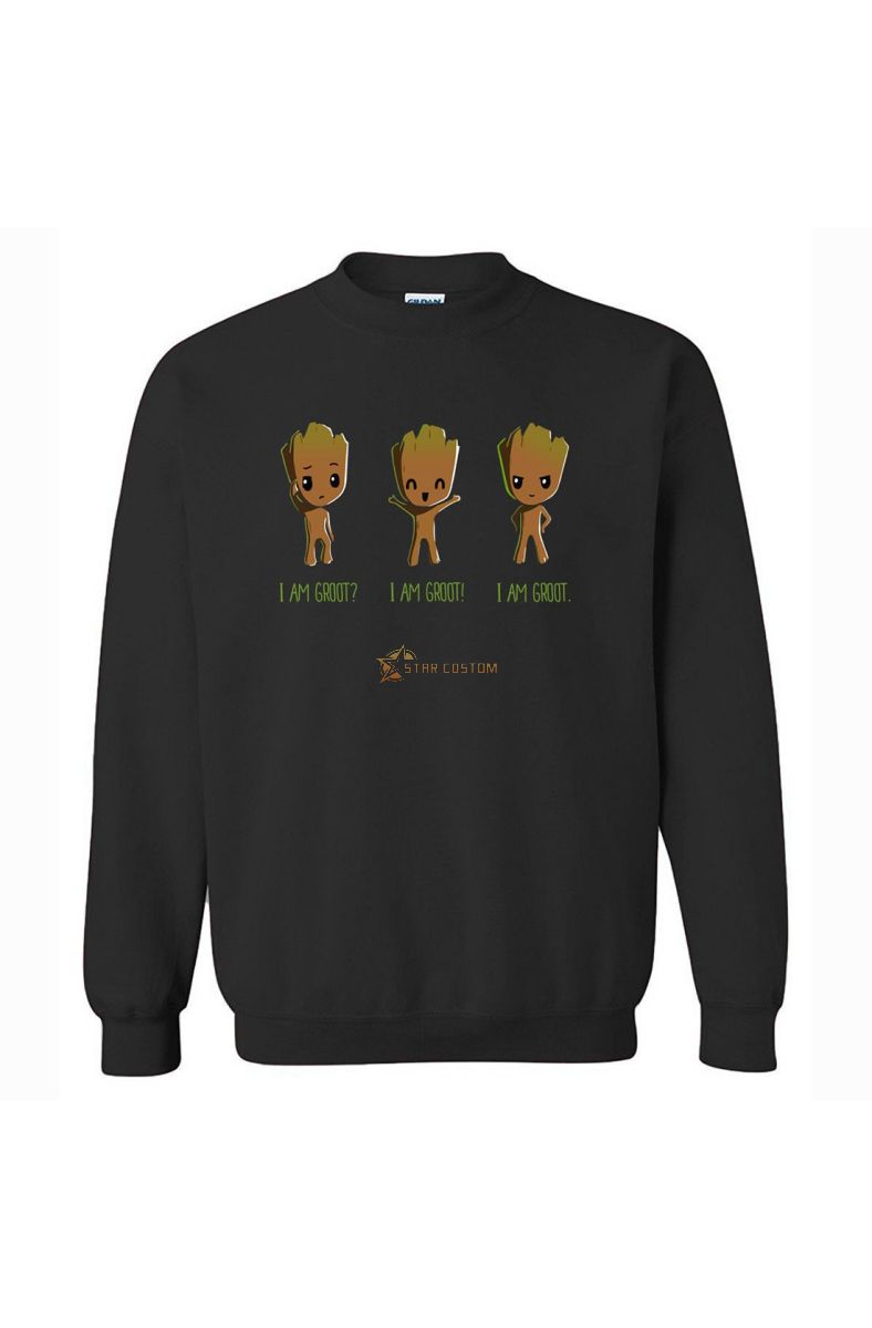 AM GROOT Icon Icon Sweatshirt Everyday Wear Graphic